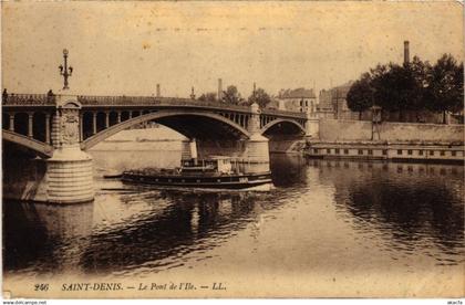 CPA SAINT-DENIS Le Pont de l'Ile (1353094)