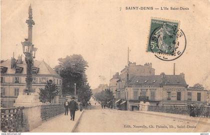 SEINE SAINT DENIS  93  SAINT DENIS - L'ILE SAINT DENIS