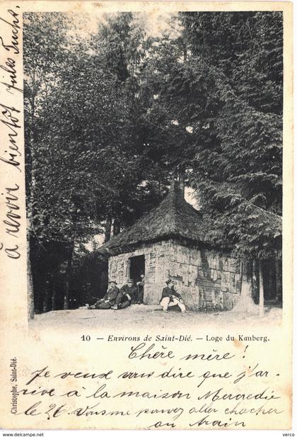 Carte postale ancienne de SAINT DIE