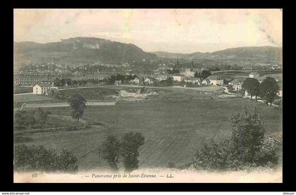 42 - Saint Etienne - Panorama pris de Saint Etienne - Cheminées d'usines - CPA - Voir Scans Recto-Verso