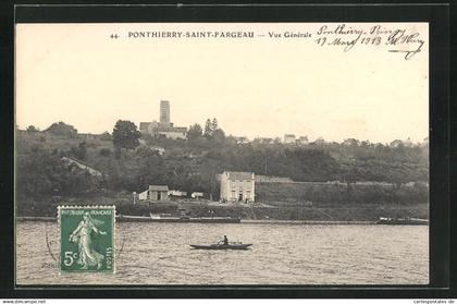 CPA Ponthierry-Saint-Fargeau, Vue Générale