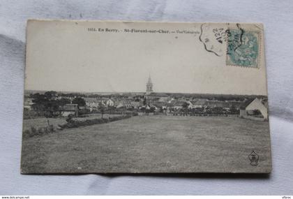 Cpa 1906, Saint Florent sur Cher, vue générale, Cher 18