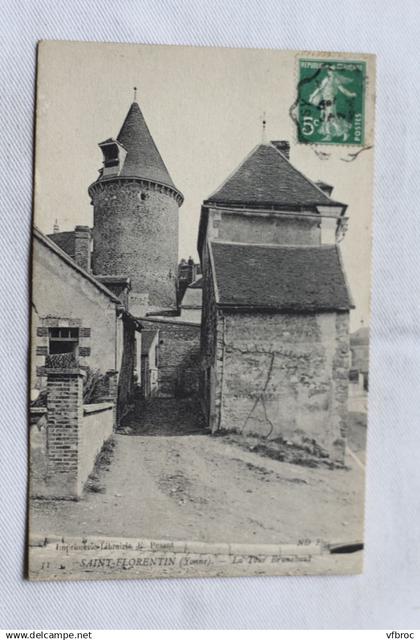 Saint Florentin, la tour Brunehaut, Yonne 89