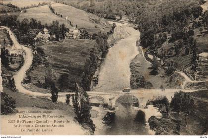 CPA Saint Flour Route de St Flour a Chaudes Aigues FRANCE (1090335)