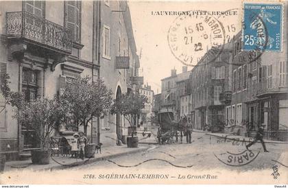 ¤¤   -  SAINT-GERMAIN-LEMBRON   -  La Grand'Rue    -  ¤¤