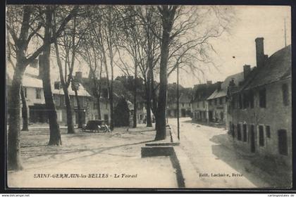 CPA Saint-Germain-les-Belles, Le Foirail