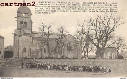 SAINT-GERVAIS-D'AUVERGNE EGLISE 63