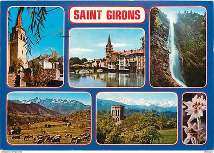 09 - Saint Girons - Multivues - Vaches - CPM - Voir Scans Recto-Verso