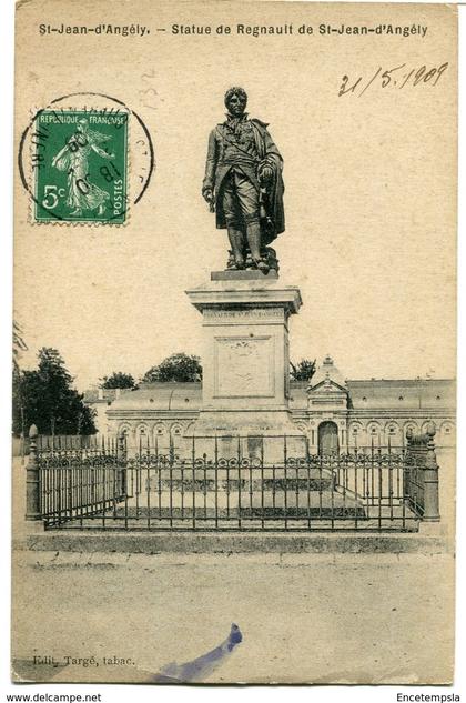 CPA - Carte postale - France - Saint-Jean-d'Angely - Statue de Regnault de Saint Jean d'Angely -1908 (CP766)