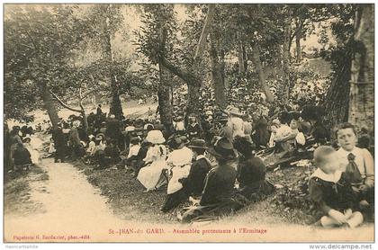 Saint Jean du gard : assemblée protestante - protestants