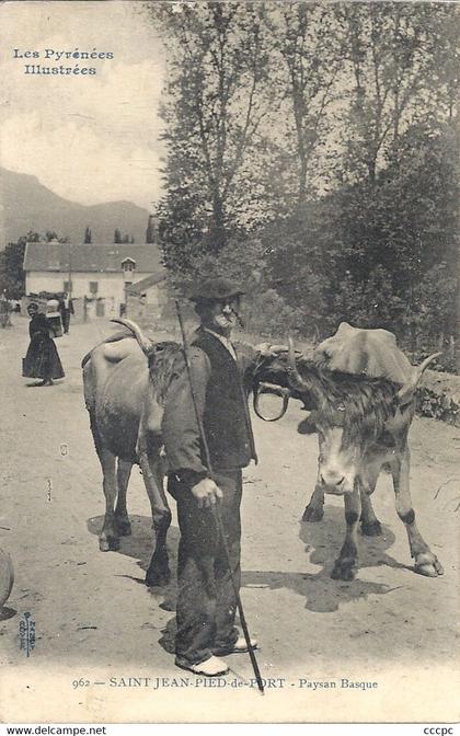 CPA Saint-Jean-de-Pied-de-Port Paysan Basque