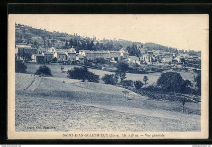 CPA Saint-Jean-Soleymieux, Vue générale