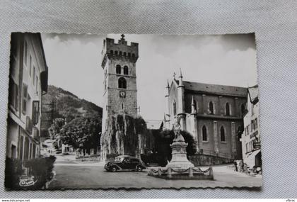 Cpsm, Saint Jeoire en Faucigny, la place, Haute Savoie 74