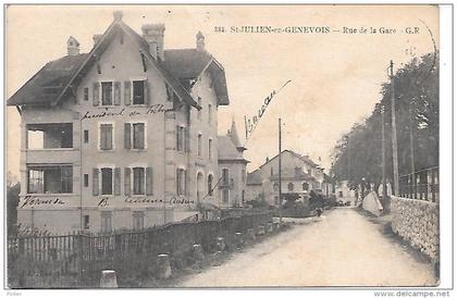 SAINT JULIEN EN GENEVOIS - Rue de la gare