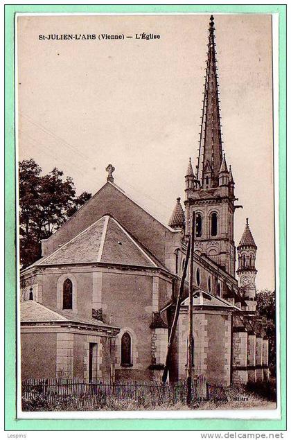 86 - SAINT JULIEN L'ARS --  L'Eglise