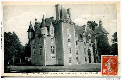 N°46081 -cpa Saint Julien l'Ars -le château-