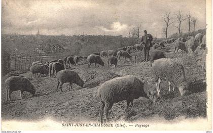 Carte Postale ancienne de  SAINT JUST en CHAUSSEE