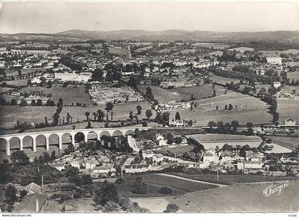 CPSM Saint-Léonard-de-Noblat vue aérienne