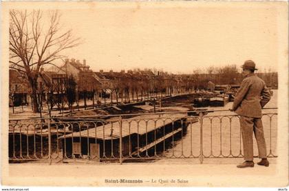 CPA SAINT-MAMMES Le Quai de Seine (1298866)