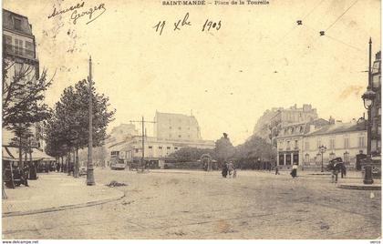 Carte Postale ANCIENNE de SAINT  MANDE - Place de la Tourelle