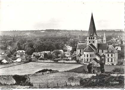 CPSM Saint-Martin de Boscherville vue générale sur l'Abbaye