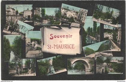 CPA-Carte Postale  France SAINT MAURICE - Souvenir de Saint Maurice 1908 VM53613