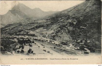 CPA SAINT-MICHEL-de-MAURIENNE Grand Perron et Route des Encombres (1195723)