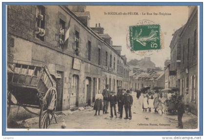 22 - SAINT NICOLAS du PELEM --  La rue Ste Tréphine