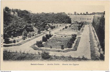 Saint-Omer - Jardin Public et Bassin des Cygnes