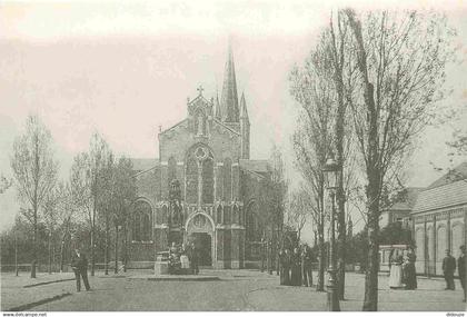 Reproduction CPA - 59 Saint pol sur Mer - l'église et la place de l'église - CPM - Voir Scans Recto-Verso