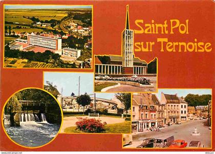 62 - Saint Pol sur Ternoise - Multivues - Automobiles - CPM - Voir Scans Recto-Verso