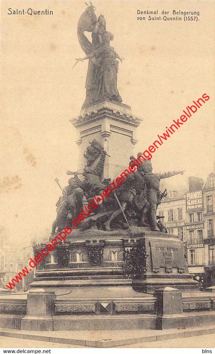 Denkmal der Belagerung von Saint-Quentin - Saint Quentin - (2) Aisne