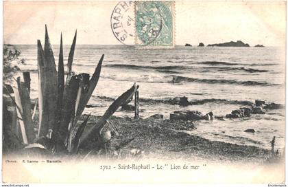 CPA Carte postale France Saint-Raphaël Le Lion des mers VM70076