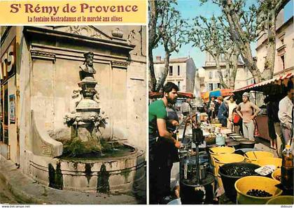 13 - Saint Remy de Provence - Multivues - Marché aux olives - Carte Neuve - CPM - Voir Scans Recto-Verso