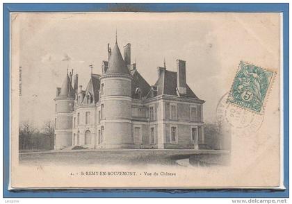 51 - SAINT REMY en BOUZEMONT --  Vue du Château