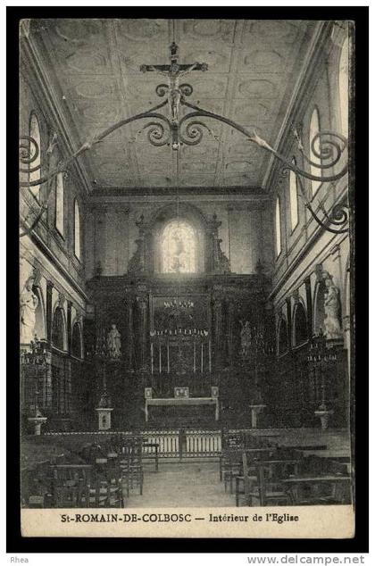 76 Saint-Romain-de-Colbosc interieur eglise D76D K76647K C76647C RH097581