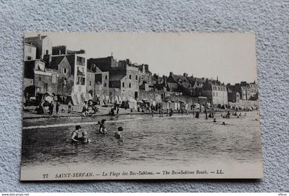 Saint Servan, la plage des bas Sablons, Ille et Vilaine 35