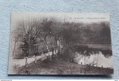 Saint Sever, l'étang dans la forêt, Landes 40