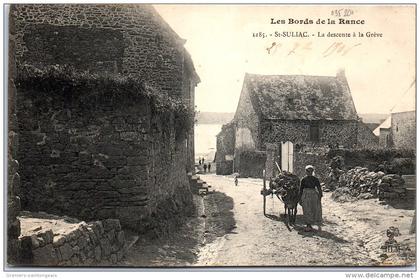 35 SAINT SULIAC - la descente à la grève