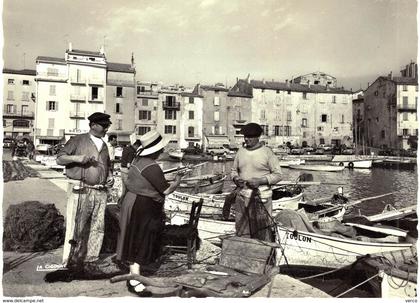 Carte Postale  ANCIENNE de  SAINT - TROPEZ / Discussion animée