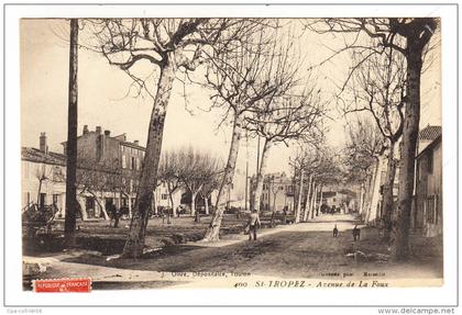 CPA (83) SAINT TROPEZ - Avenue de La Foux (1909)