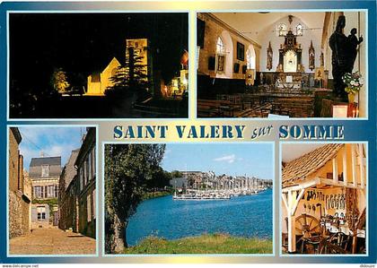 80 - Saint Valery sur Somme - Multivues - Flamme Postale de Saint Valery sur Somme - CPM - Voir Scans Recto-Verso