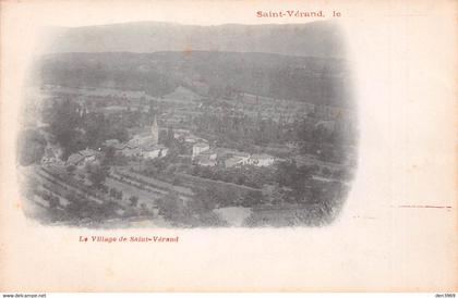 SAINT-VERAND (Isère) - Le Village - Précurseur Carte-Nuage