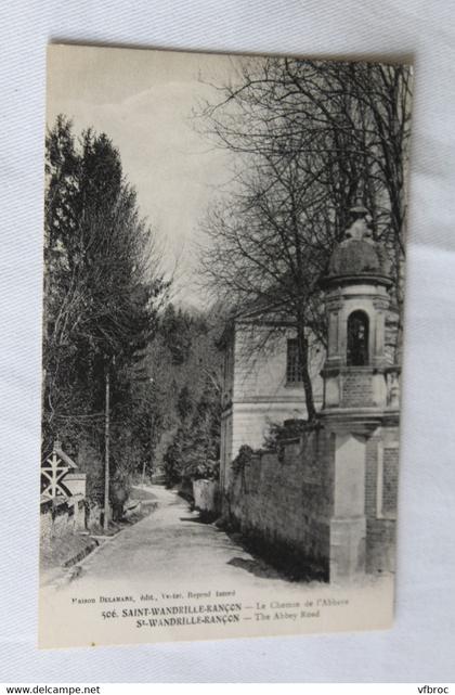 Saint Wandrille Rançon, le chemin de l'abbaye, Seine maritime 76