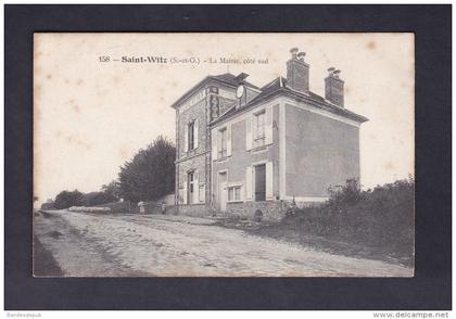 St Saint Witz (95) - La Mairie côté Sud ( Marque E.V.F. Senlis n°158)