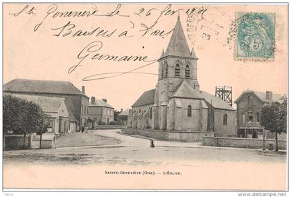 Carte Postale Ancienne de  SAINTE GENEVIEVE