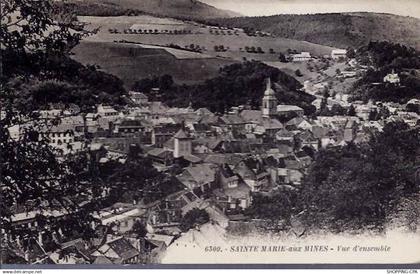 68 - Sainte-Marie aux mines - Vue d'ensemble - Voyagé - Dos divisé