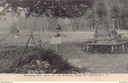 SAINTE-MARIE-AUX-MINES (68) 1914. Fosses communes près de Sainte-Marie-aux-Mines Massengräber 1914 auf der Kleinen Höhe