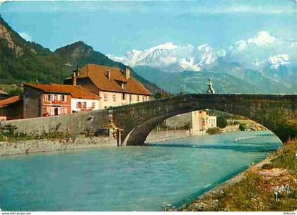 74 - Sallanches - Le Pont Saint Martin sur l'Arve - Le Mont Blanc - CPM - Voir Scans Recto-Verso