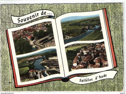 1 cpsm Souvenir de Sallèles d'aude